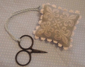 Fleur de Lis Scissor Fob