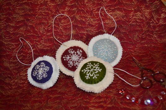 Wool Ornaments 1