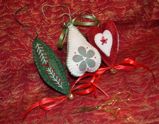 Wool Felt Ornaments 2