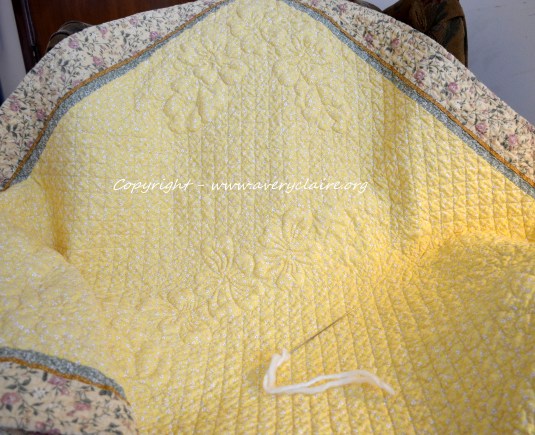 Yellow Whole Cloth - Copyright