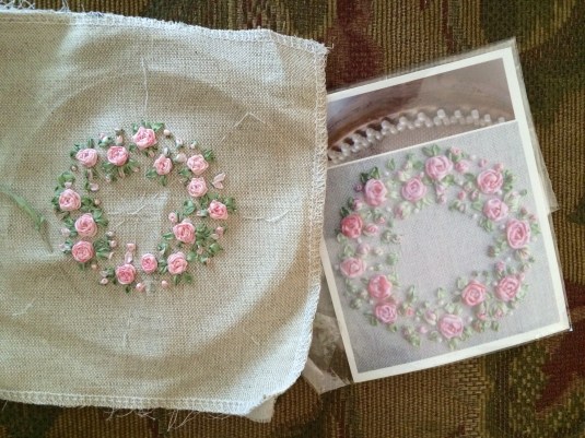 Ribbon Rose Pincushion1