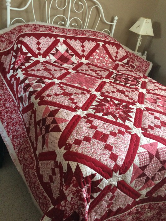 King Size Red n White 2