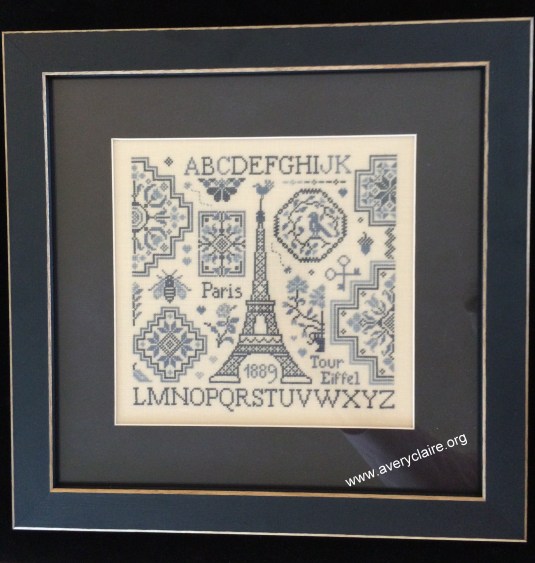 Lily of Valley Collage-framed1